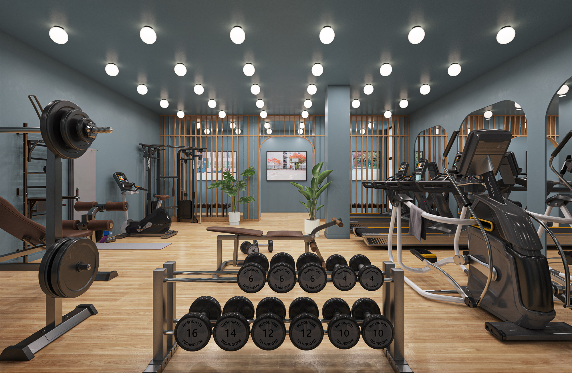 Fitness center located at 1975 Madison Ave offers top-of-the-line equipment to help you achieve all your wellness and training goals.